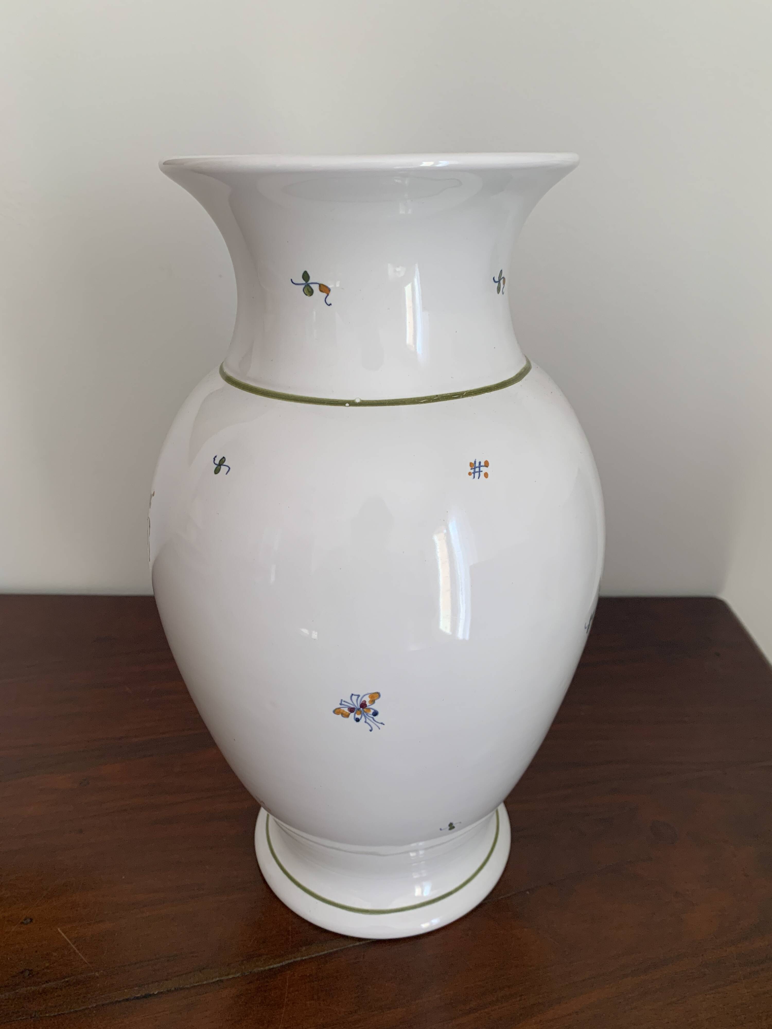 Moutiers ceramic vase