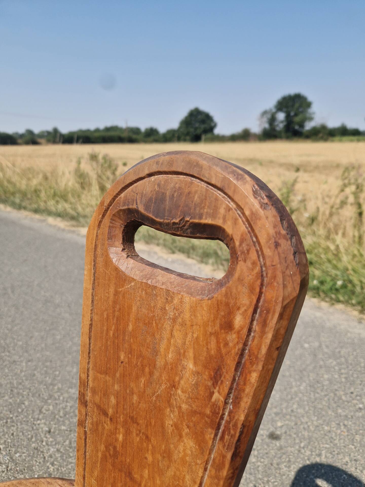 Vintage Brutalist Low Chair