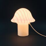 Pair of Striped Mushroom Table Lamps from Peill & Putzler, Germany, 1970s