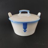 Art Deco butter dish of Czechoslovakian origin