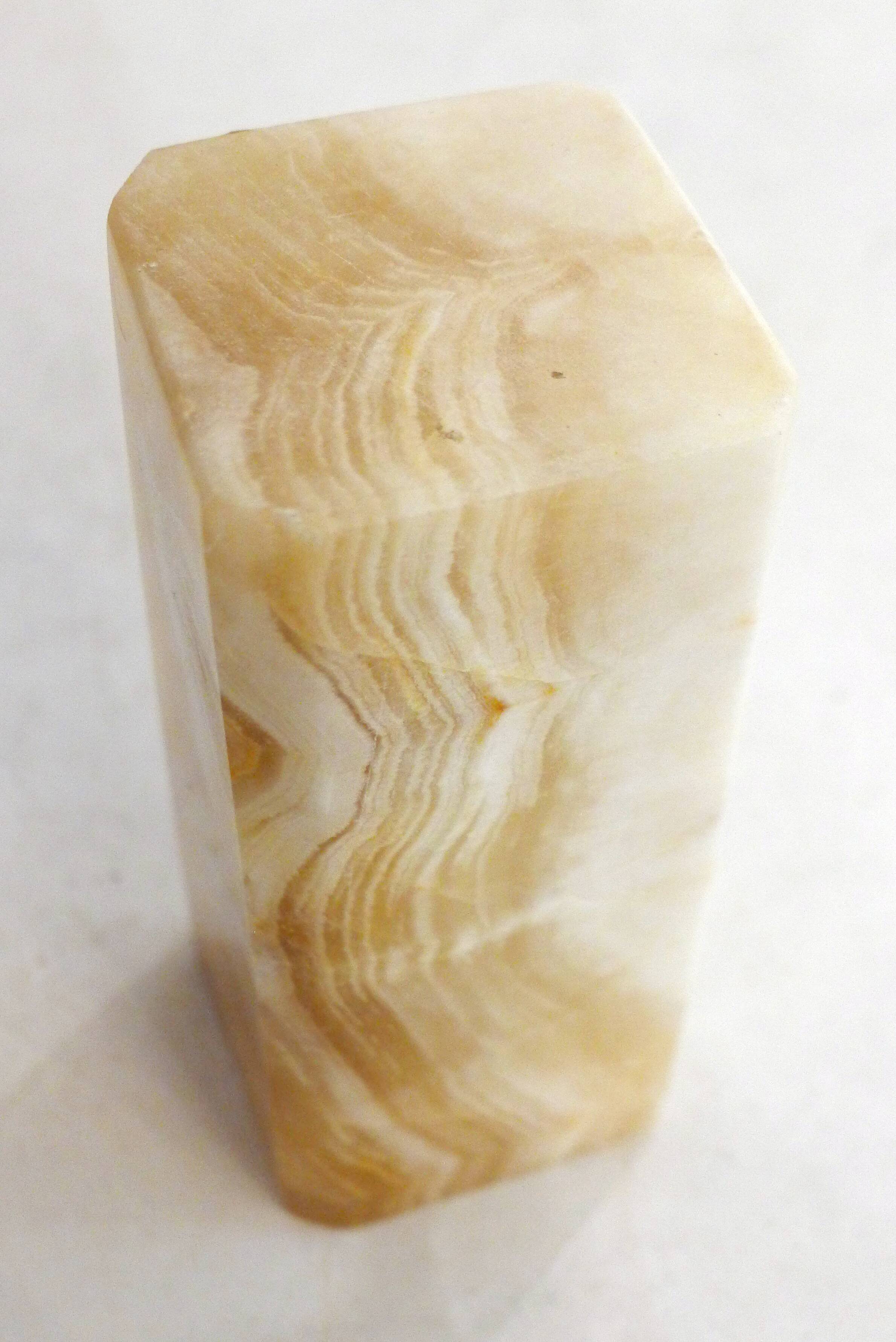 Onyx vase / pencil pot