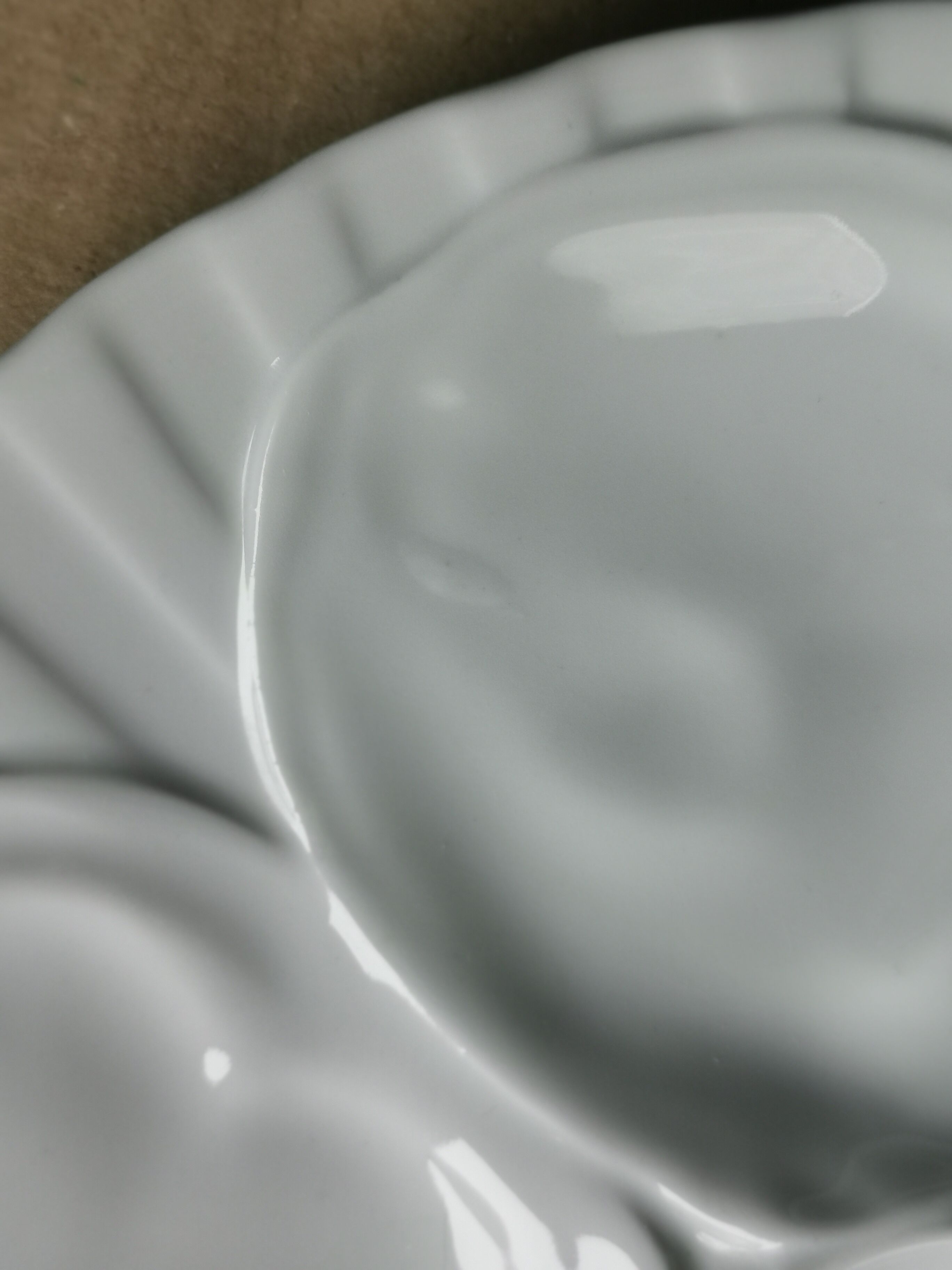 Ensemble de 6 assiettes Pillivuyt porcelaine blanche