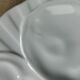 Ensemble de 6 assiettes Pillivuyt porcelaine blanche