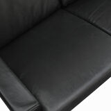 1960s leather 4-seater sofa