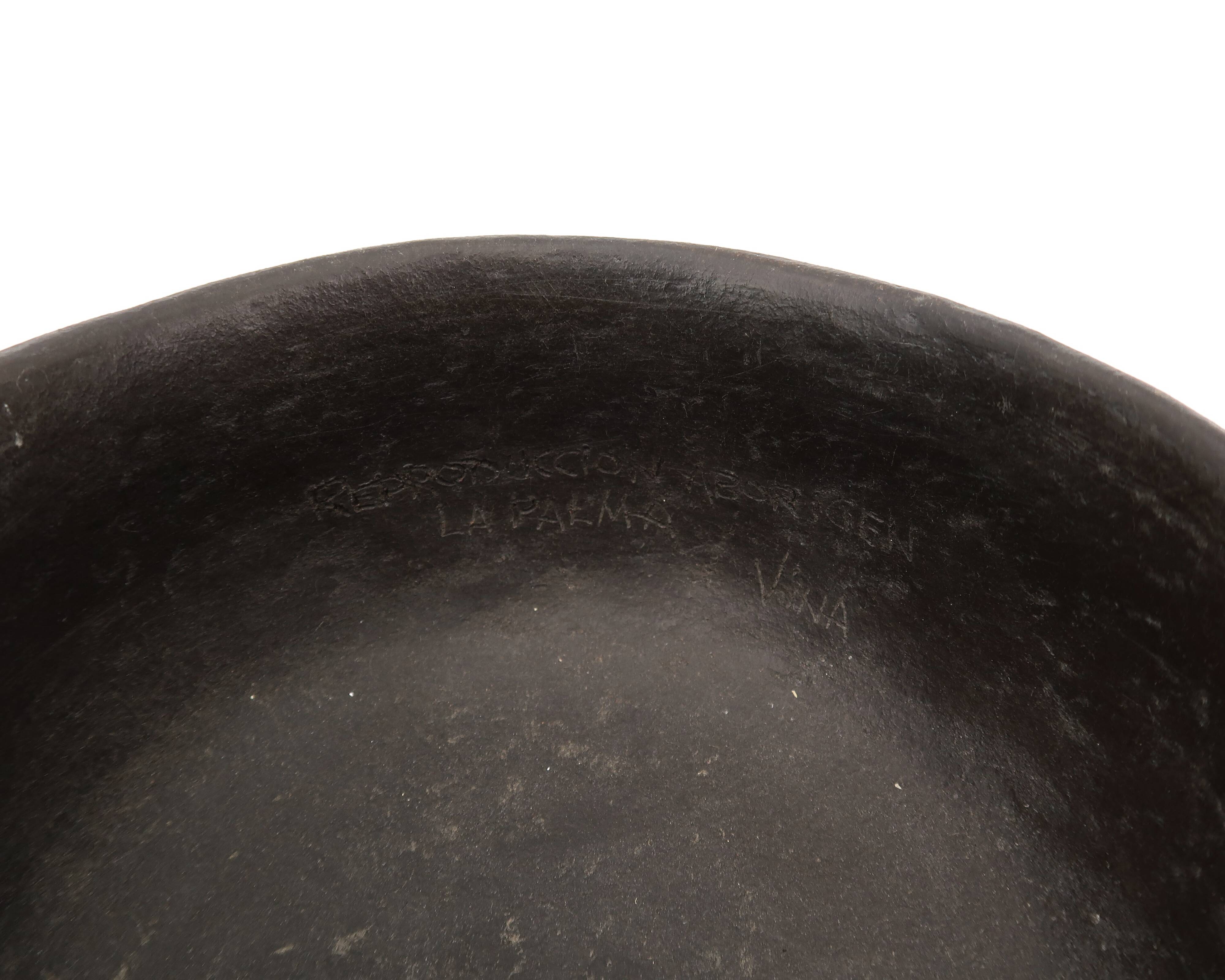 Black ceramic terracotta Aboriginal jug La Palma, Canary Islands