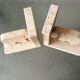 Pair of bookends in travertine Fratelli Mannelli