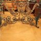 Large console wrought iron of 1900 era