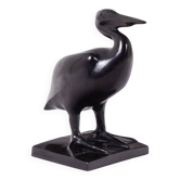 François Pompon. « Pélican », bronze, tirage de 2006.