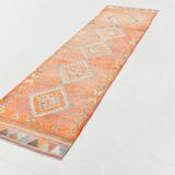 3x11 Pale Orange Turkish Vintage Runner, 86x327