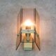 Italian Smoked Plexiglas Sconce for Guzzini, 1970s