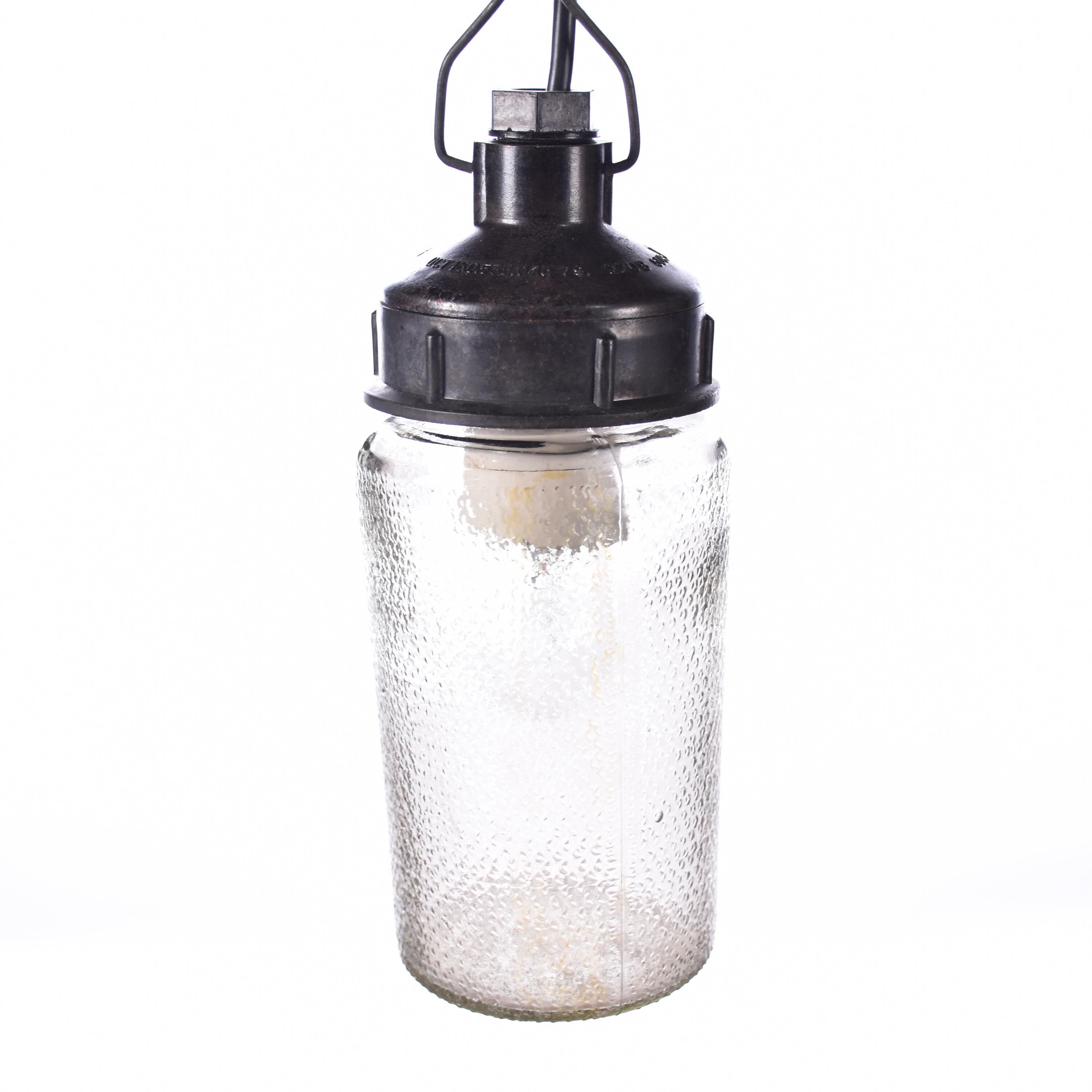 Vintage  glass pendant lamp  hanging lamp