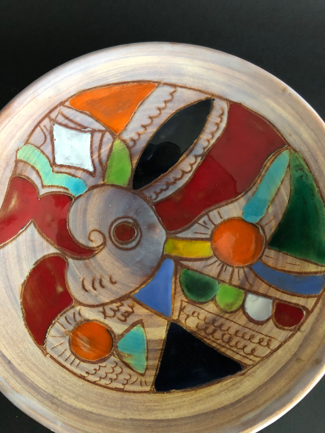 Vallauris decorative plate