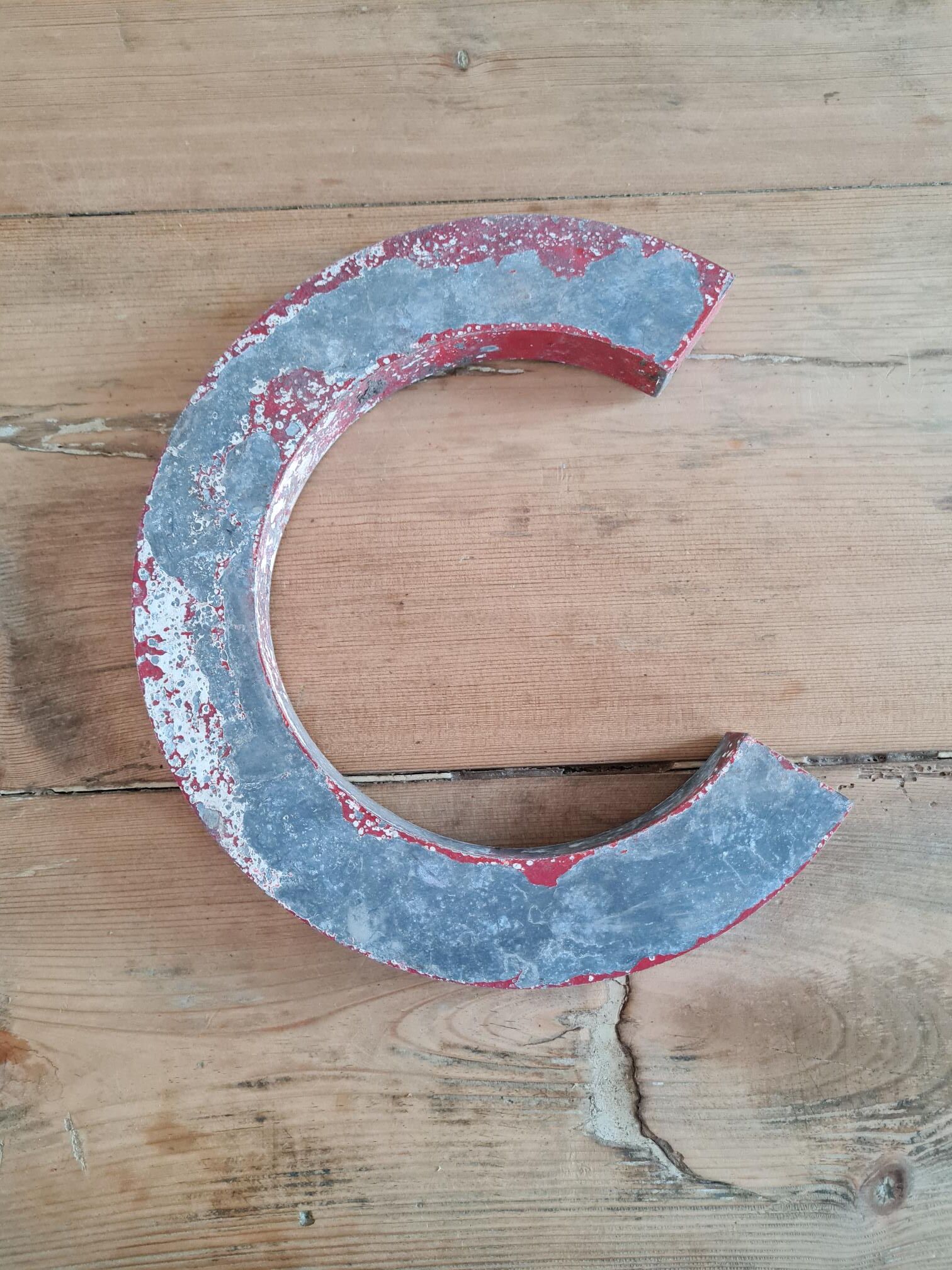 Vintage antique sign letter