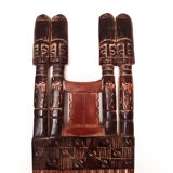 Peigne de décoration en bois massif du Ghana