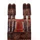 Solid wood decorative comb from Ghana