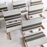 Set of 6 Dining Chairs by Ditte & Adrian Heath for France & Son 1960's