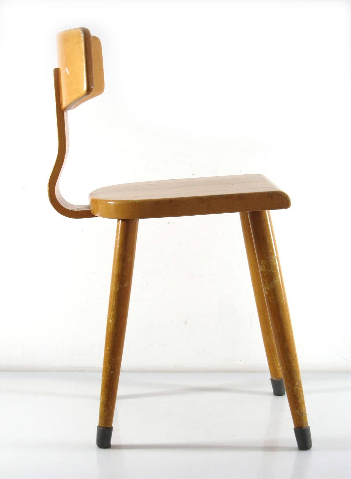 Chaise en contreplaqué, années 1950