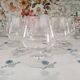 Set of 6 unstamped Saint-Louis cognac glasses, Tenareze model