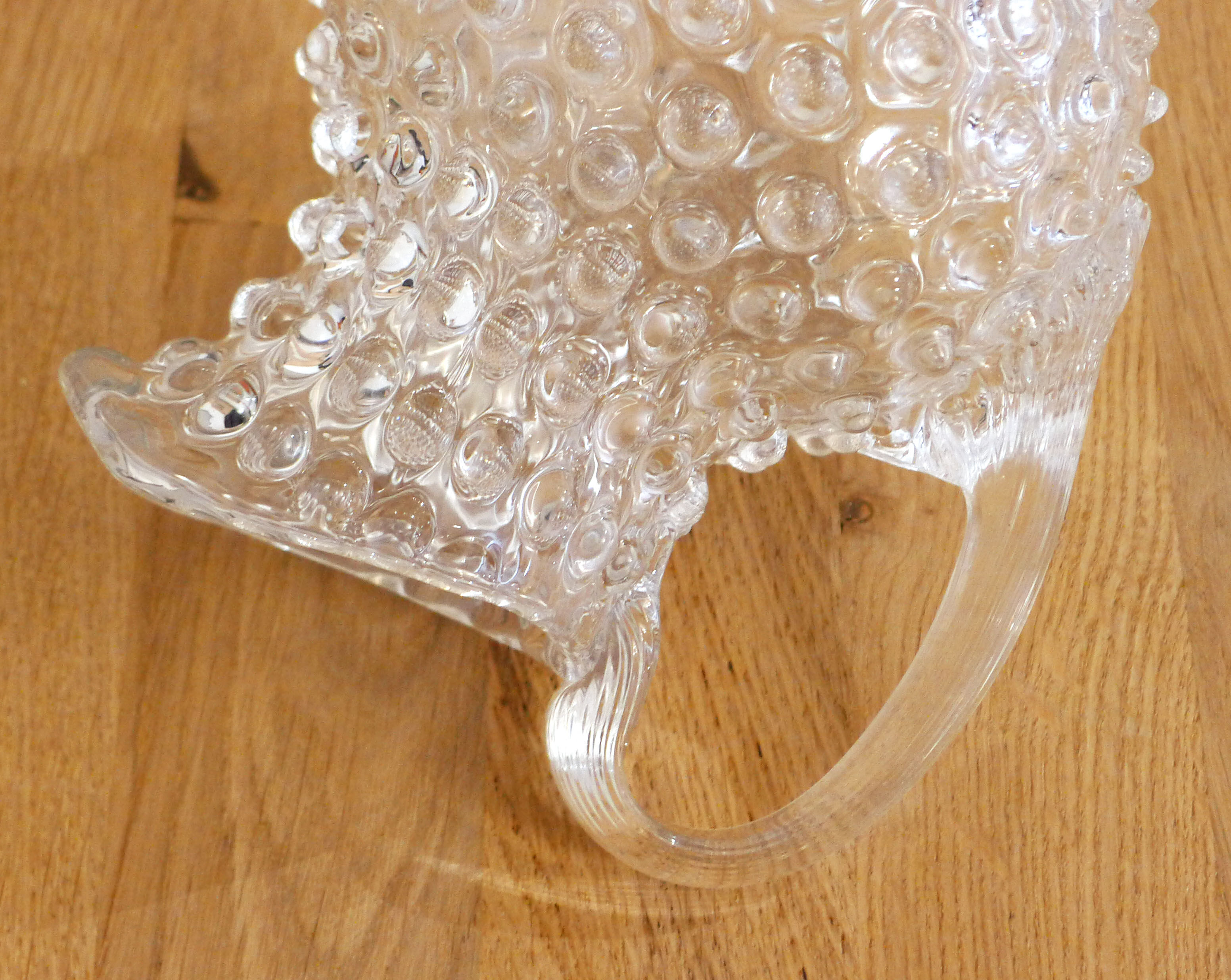 Small pitcher with raised pimples