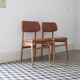Scandinavian style chairs and wood