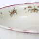 Earthenware salad bowl, Saint Amand & Hamage earthenware factory, Floreal pattern, French manufacturer