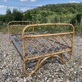 Vintage bamboo children's bed