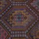 Vintage Turkish hallway rug 88x288 cm
