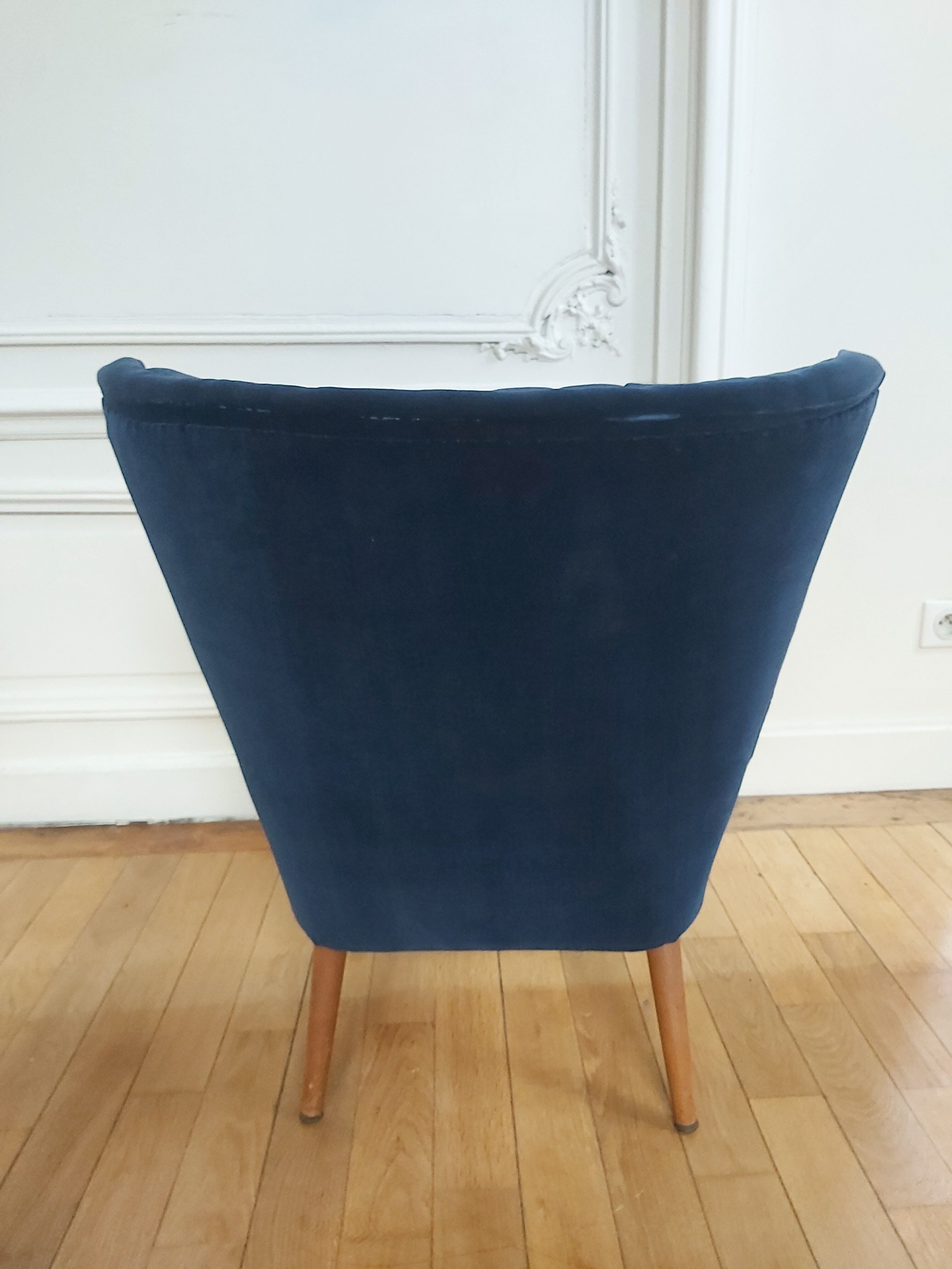 Restored 60s cocktail armchair