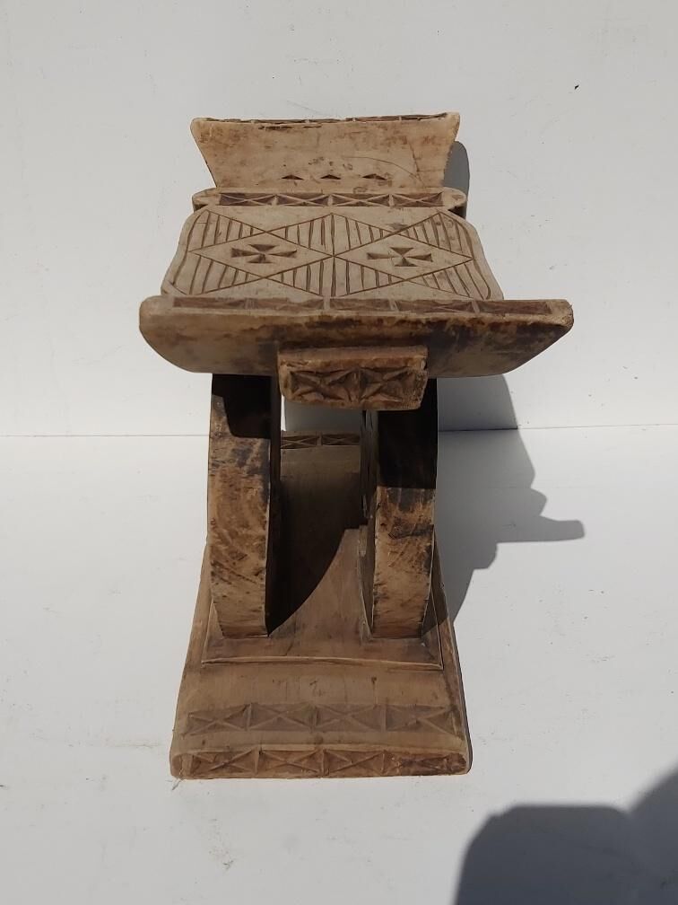 Ashanti Ghana African wood stool
