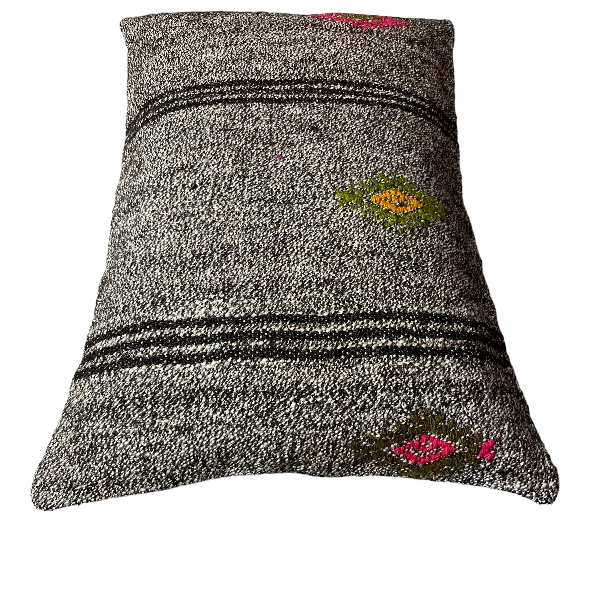 Housse de coussin vintage turque faite à la main 40 x 60 cm