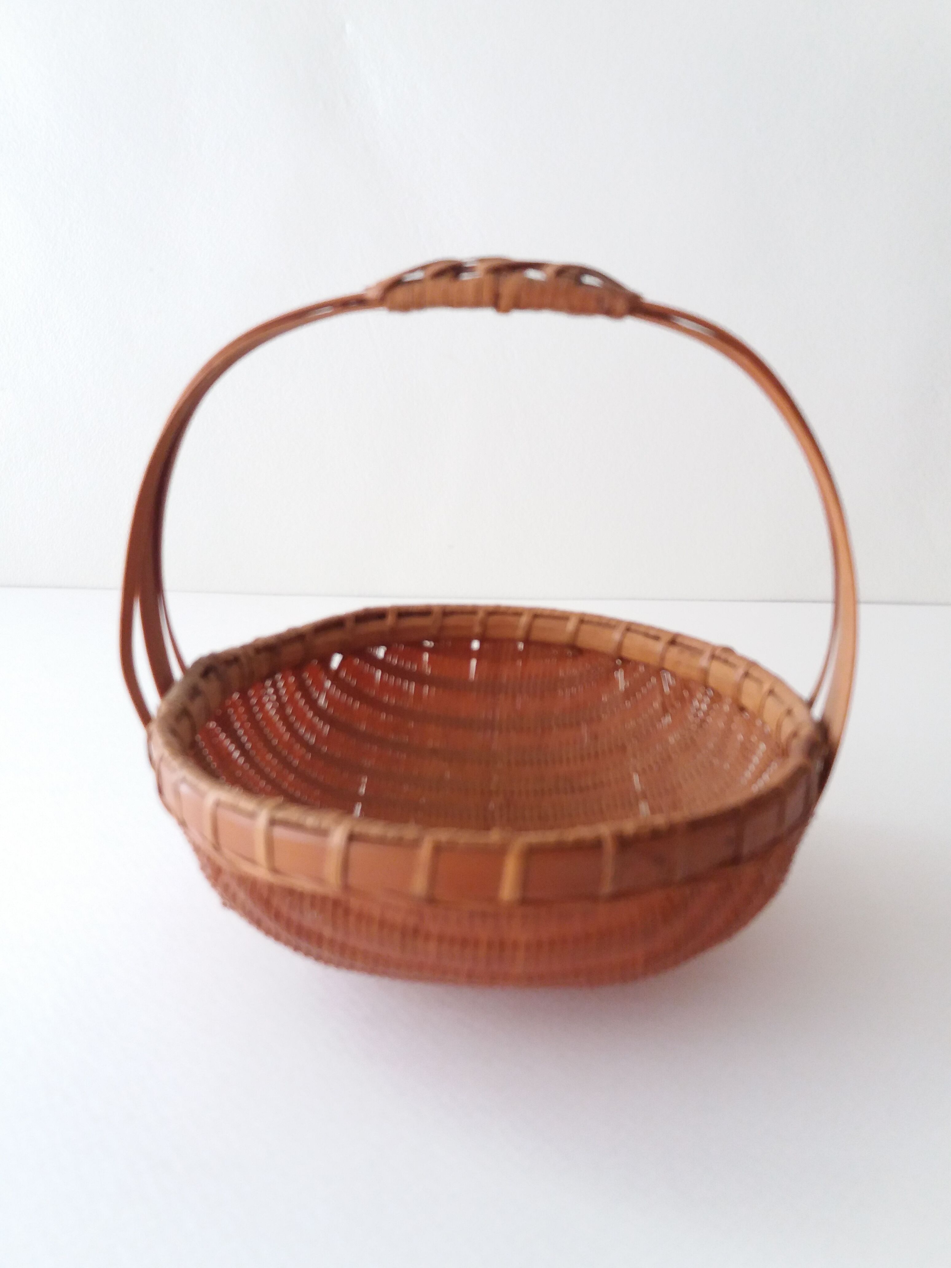 Set 3 baskets rattan 60