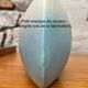 Pastel biscuit porcelain vintage "pebble" vase