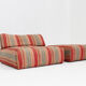 Vintage Roche Bobois Voyage Immobile armchair and ottoman