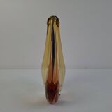 Czech art glass vase by Hana Machovska Mstisov, 1960s