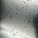 Oriental mirror in worked copper 24x15cm