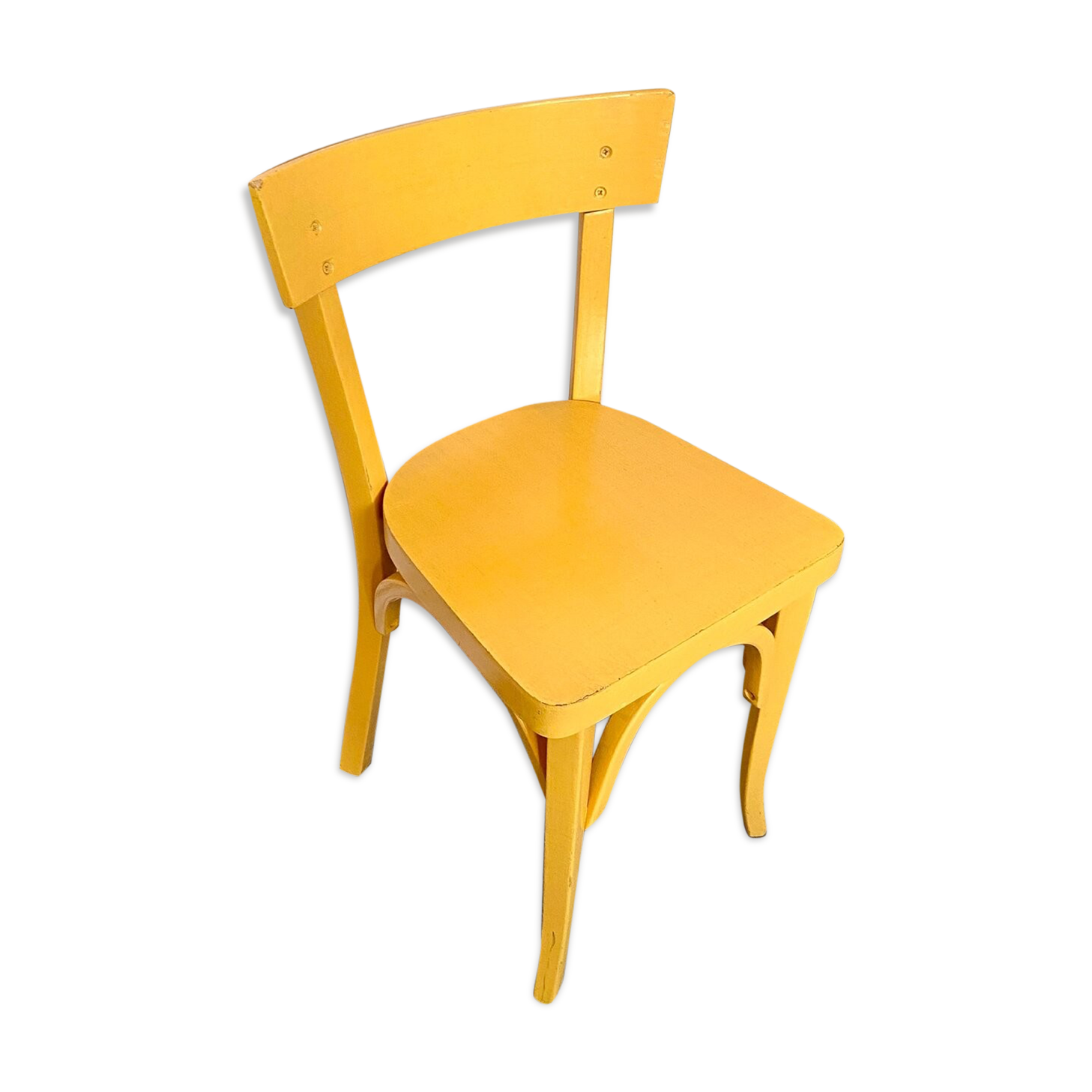 Chaise enfant Baumann en bois jaune