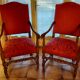 Louis XVI style armchairs