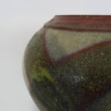 Round vase, ball signed Olivier Roy Vallauris. 80 years