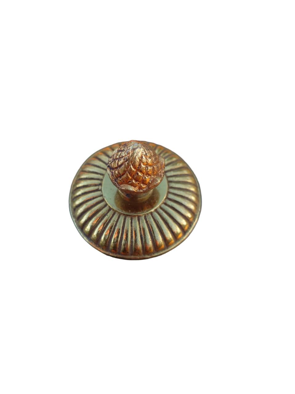 3-branched empire chandelier in bronze