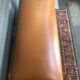 Lather bench and pedestal wood patina beige Louis XVI style