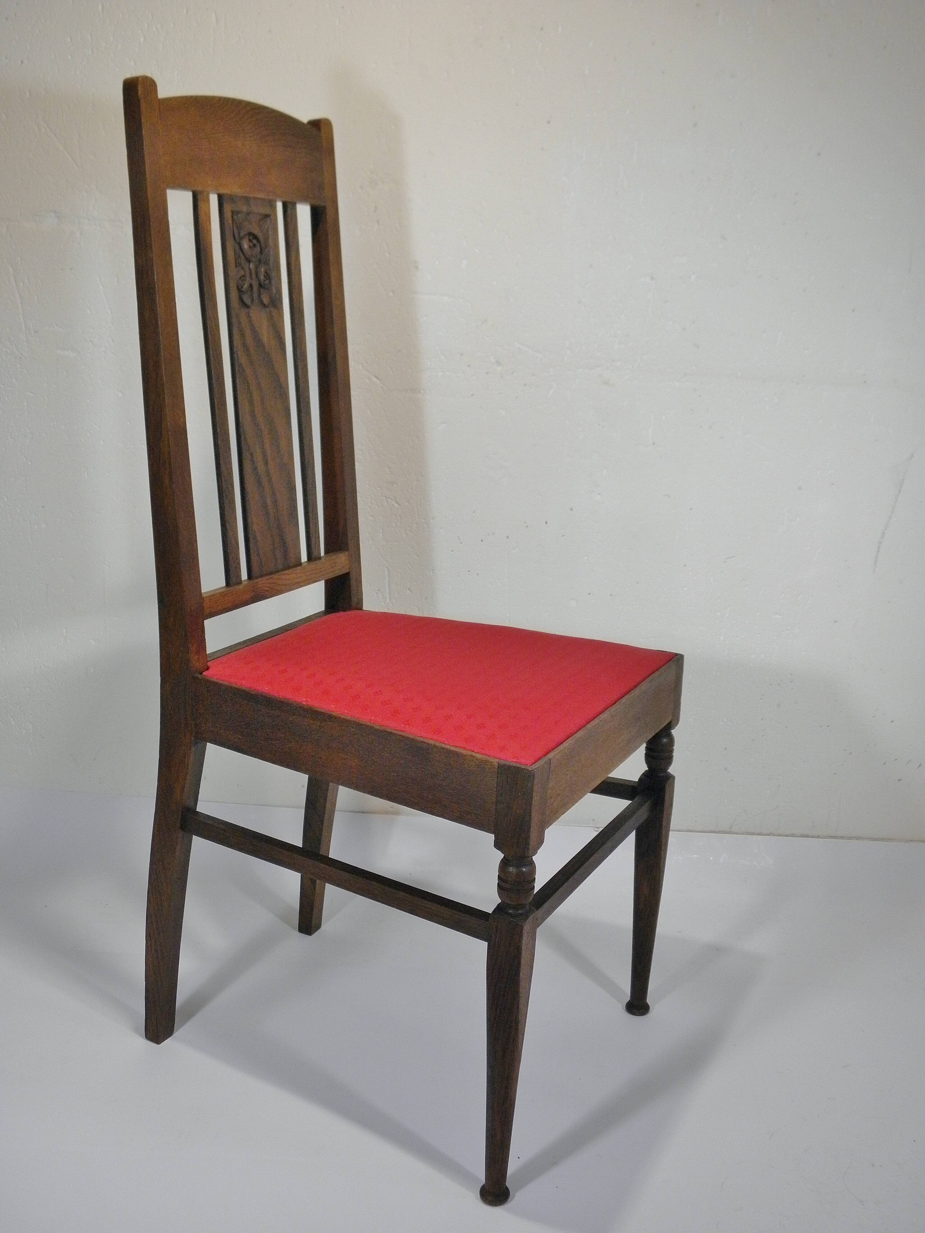 PAIR of "ARTS AND CRAFTS" CHAIRS