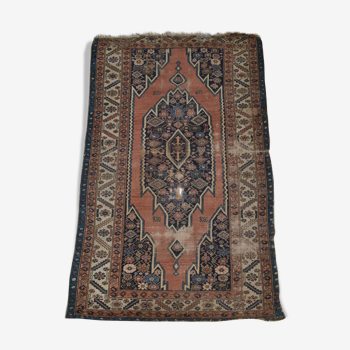 Tapis Persan Maslaghan, 124 cm x 198 cm, Iran, laine nouée main, XIXème Siècle
