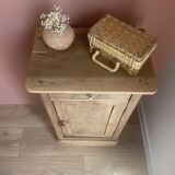 Bedside table / side table old solid wood (oak)