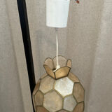 Vintage suspension in mother-of-pearl and brass