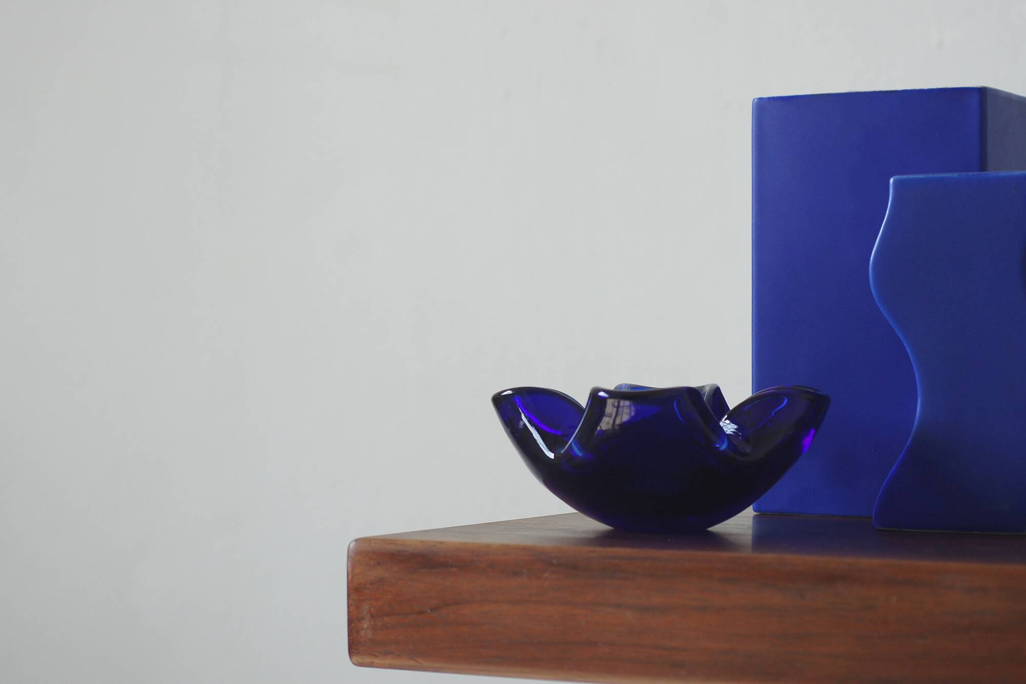 Vintage Italian Glass Ashtray, 1970s