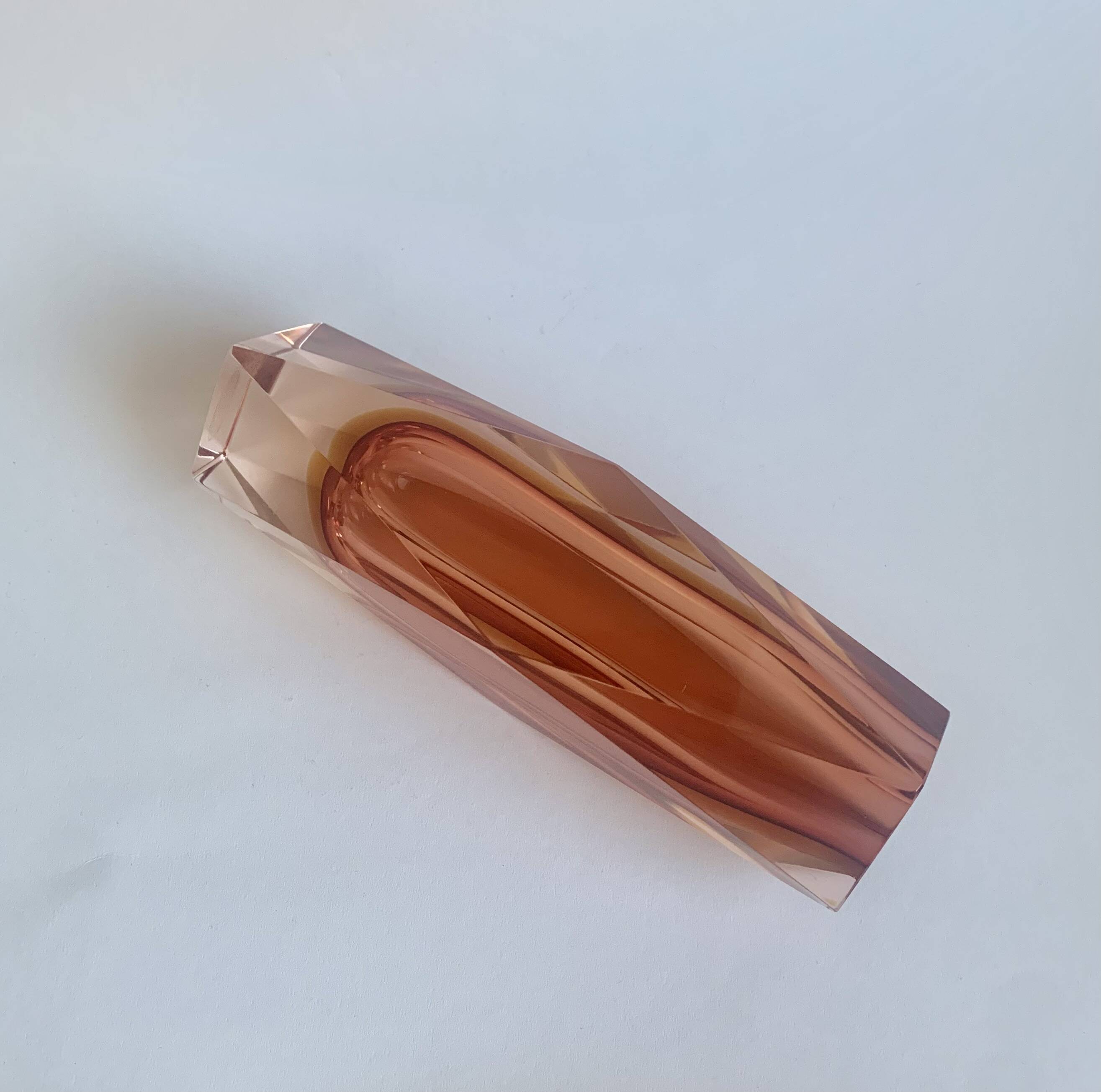 Vase by F. Poli for Murano, Italy, 1970s