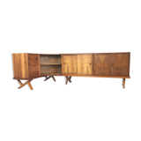 Vintage walnut sideboard by Rudolf B. Glatzel by Fristho Franeker from 1955