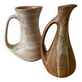 2 vases en grès Niderviller et Denbac