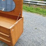 Scandinavian teak dressing table chest of drawers