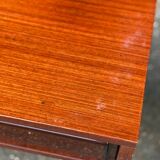 Pair of Scandinavian rosewood bedside tables